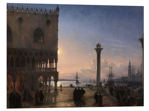 PVC-taulu Piazza San Marco by moonlight