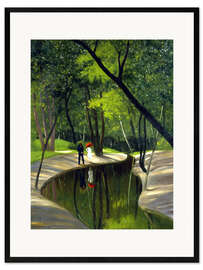 Gerahmter Kunstdruck Bois du Boulogne, 1919