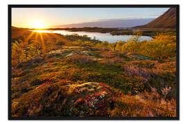 Gerahmter Kunstdruck Vatnfjorden