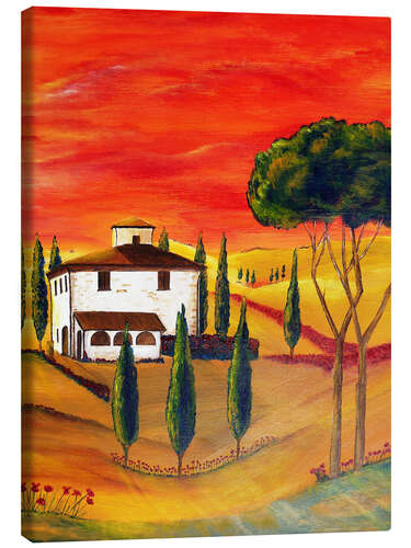 Canvas print Warmth of Tuscany