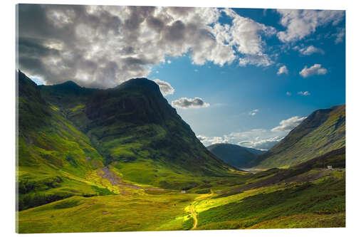 Acrylic print Glen Coe, Scotland