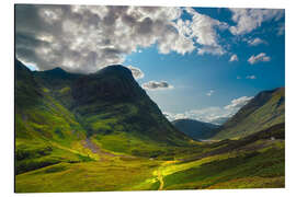 Stampa su alluminio Scozia, Glencoe