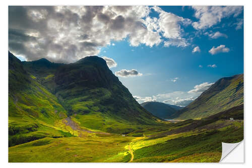 Naklejka na ścianę Glen Coe, Scotland