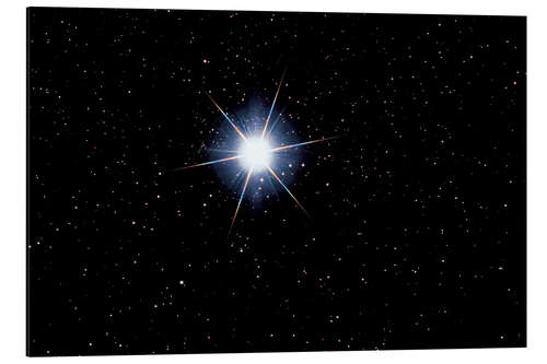 Aluminiumtavla Star Sirius