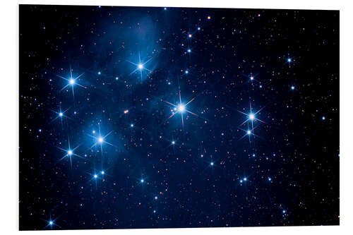 Foam board print Seven Sisters - M 45 - Pleiades