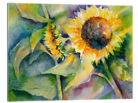 Tableau en plexi-alu Tournesol