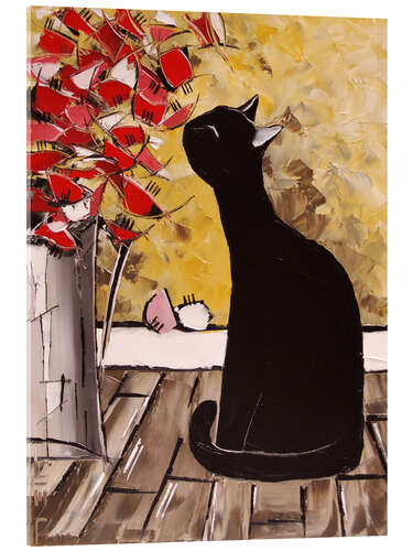 Tableau en verre acrylique Le parfum des fleurs