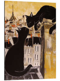 Magnettafel Ein Schornstein in Paris