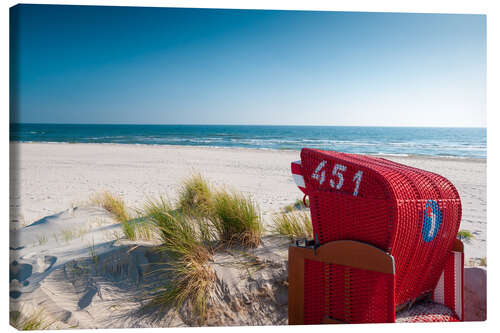 Leinwandbild Sommer am Meer