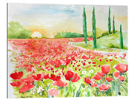 Gallery print Field of poppies