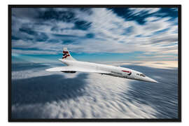 Gerahmter Kunstdruck Concorde