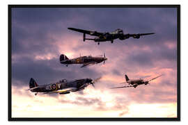 Gerahmter Kunstdruck Battle of Britain Memorial