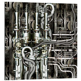 Magnettafel Zeitmaschine