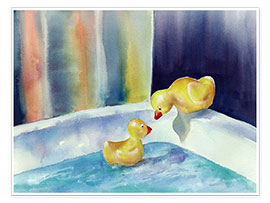 Wall print  Rubber ducks - Jitka Krause