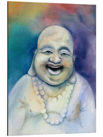 Magnettafel lachender Buddha