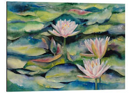 Magnettafel Lotusblüten