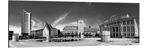 Cuadro de aluminio Leipzig Citypanorama