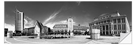 Selvklebende plakat Leipzig Citypanorama