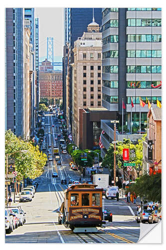 Wall sticker San Francisco Downtown