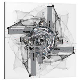 Magnettafel Rad der Zeit