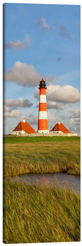 Leinwandbild Leuchtturm Westerheversand I