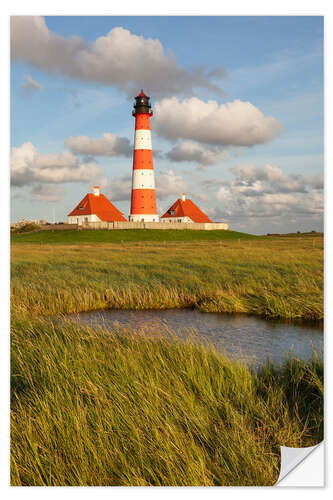 Självhäftande poster Lighthouse Westerheversand II