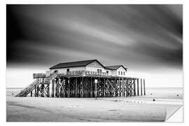 Muursticker Stilt House Sankt Peter Ording