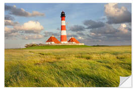 Selvklebende plakat Lighthouse Westerheversand III