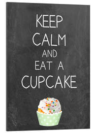 Gallery print Keep calm and eat a cupcake