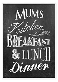 Poster Mum's Kitchen