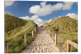 Gallery print Sylt, path through dunes