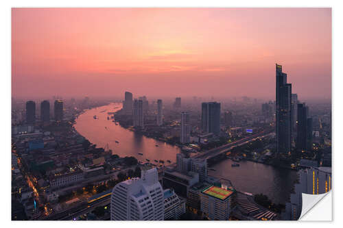 Selvklebende plakat BANGKOK 05