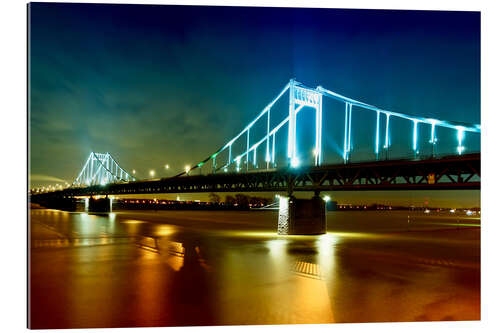 Galleritryk Bridge over River Rhine