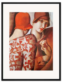 Gerahmter Kunstdruck Teilen von Geheimnissen