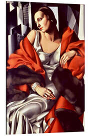 Magnettafel Porträt von Frau Boucard