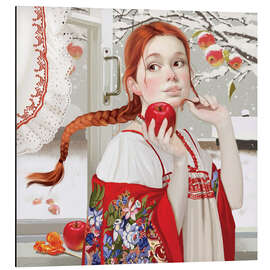 Magnettafel Der erste Schnee