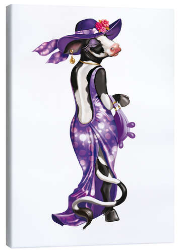 Canvas print glamour cow 3