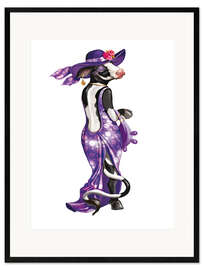 Framed art print glamour cow 3