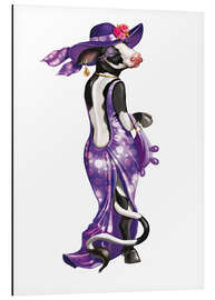 Magnettafel Die glamouröse Kuh 3