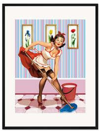 Gerahmter Kunstdruck Reinheit ist der Schlüssel zum Erfolg