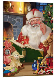 Magnettafel Der Weihnachtsmann