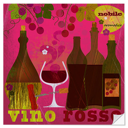 Wall sticker Vino Rosso