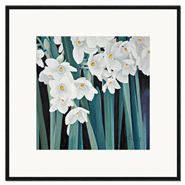 Ingelijste kunstdruk Daffodils