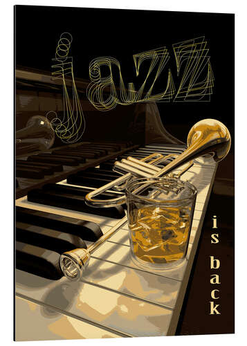 Tableau en aluminium Jazz is back