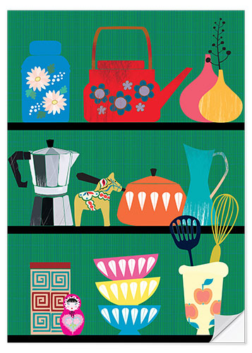 Wall sticker Kitchen shelf