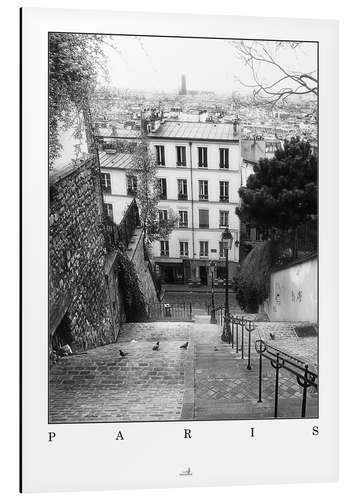 Stampa su alluminio Paris - Montmartre