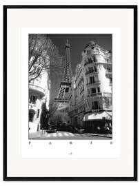 Gerahmter Kunstdruck Paris