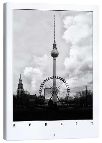 Tableau sur toile Berlin - Fernsehturm