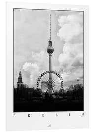 Quadro em PVC Berlin - Television Tower