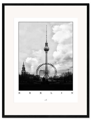 Framed art print Berlin - Television Tower